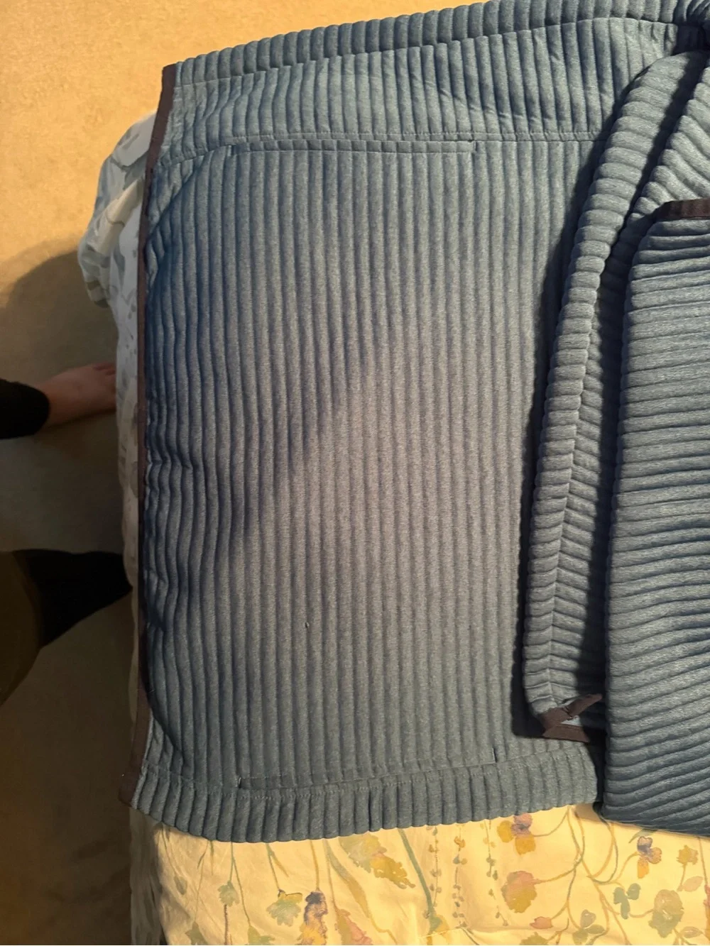 L.L. Bean Quilted Snap Mock-Neck Pullover Sweatshirt